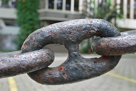 brown metal chain, Chain, Link, Iron, Strength, Strong, connection HD wallpaper