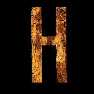 brown wooden H letter, stainless, font, module, no people, close-up HD wallpaper