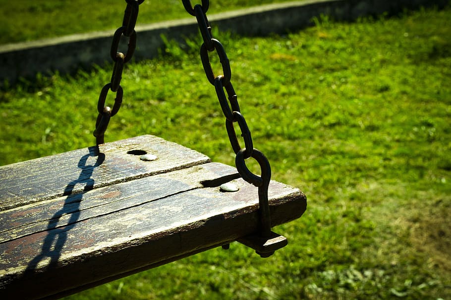 oscillation, hammock, games, plaza, park - man made space, green color HD wallpaper