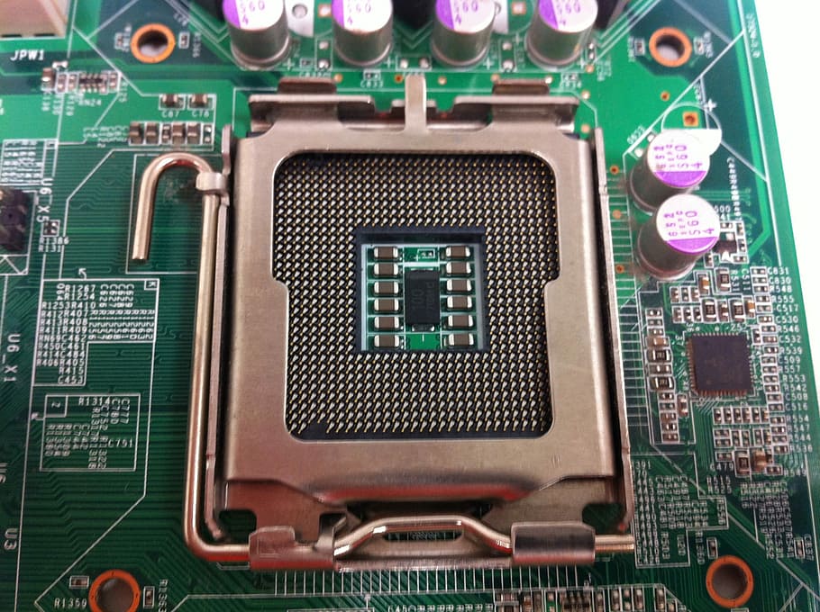 Motherboard, Cpu Socket, Computer, electronics industry, circuit board HD wallpaper