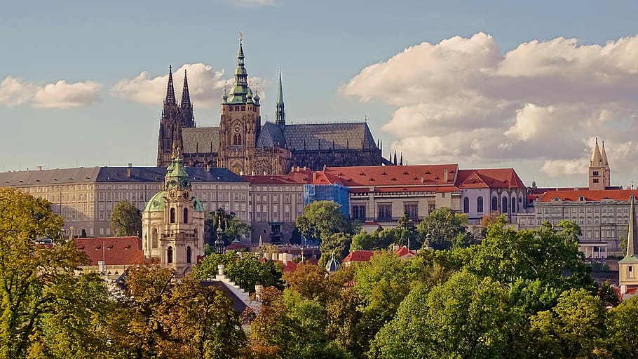 Czech Republic, Prague, Moldova, architecture, prague castle
