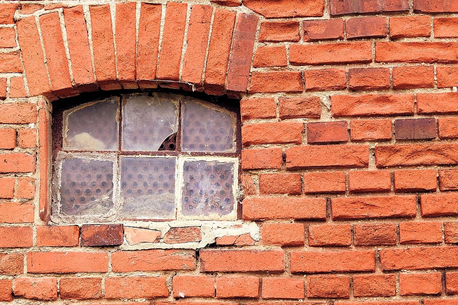 wall, facade, window, stall, bricks, hauswand, brick wall, architecture HD wallpaper