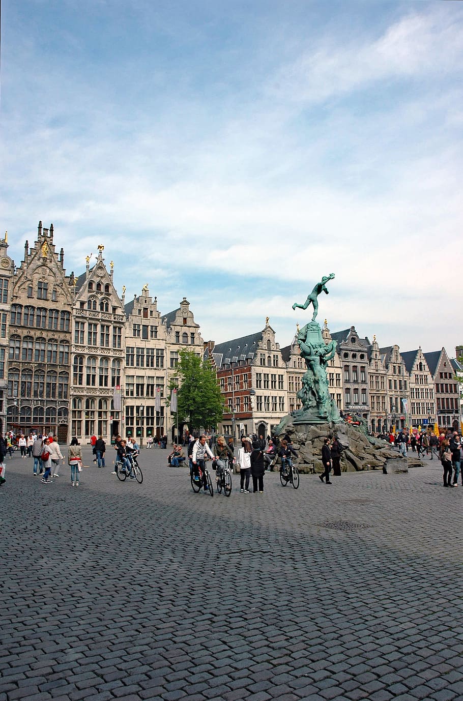 belgium 2015, antwerp, grote markt, guild houses 15, century
