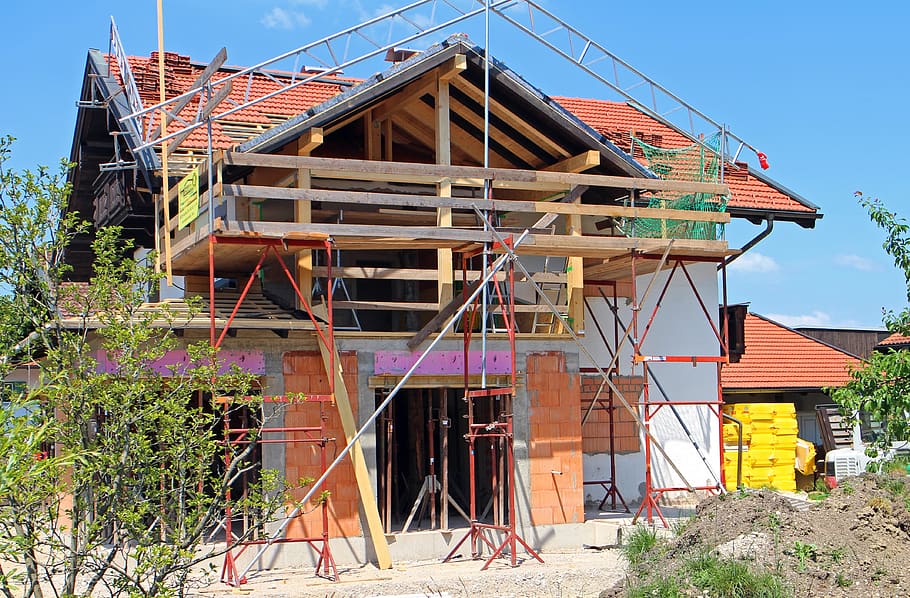 shell, house, building, conversion, cultivation, site, construction work HD wallpaper