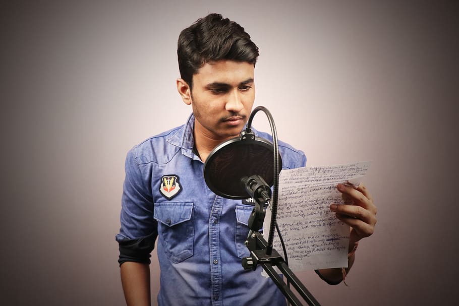 singer, indian singer, artist, indian man, script writer, dubbing artist, HD wallpaper