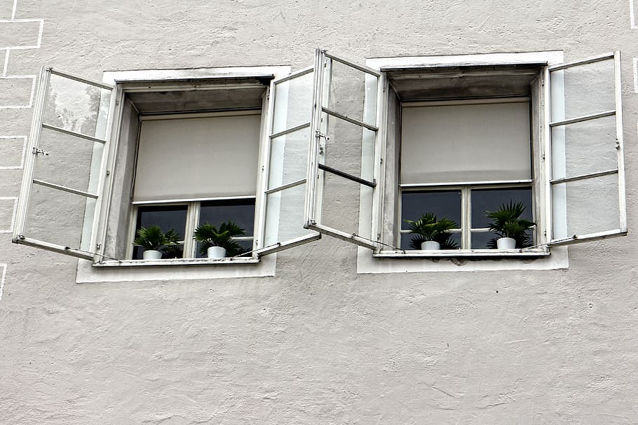 window, old, old window, facade, historically, nostalgic, old town HD wallpaper