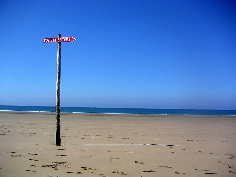 Holiday, Relief, Post, Beach, sea, sand, scenics, clear sky HD wallpaper