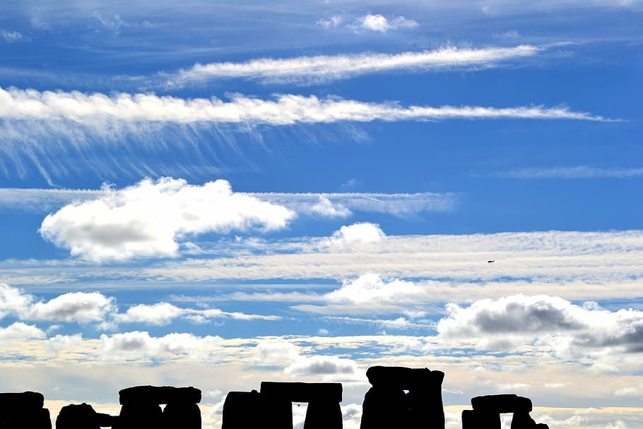 sky, clouds, view, nature, blue sky, panorama, great britain HD wallpaper