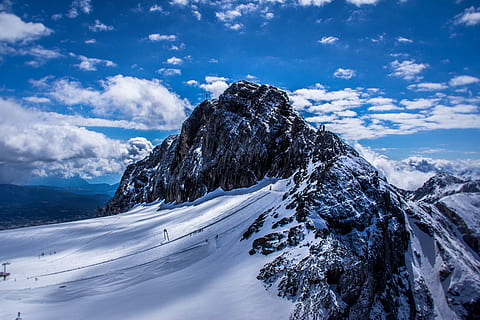 snow, mountain, nature, panorama, sky, mountain summit, scenic HD wallpaper