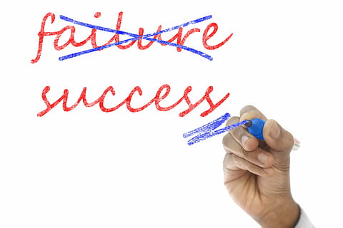 white background with failure and success text overlay, planning HD wallpaper