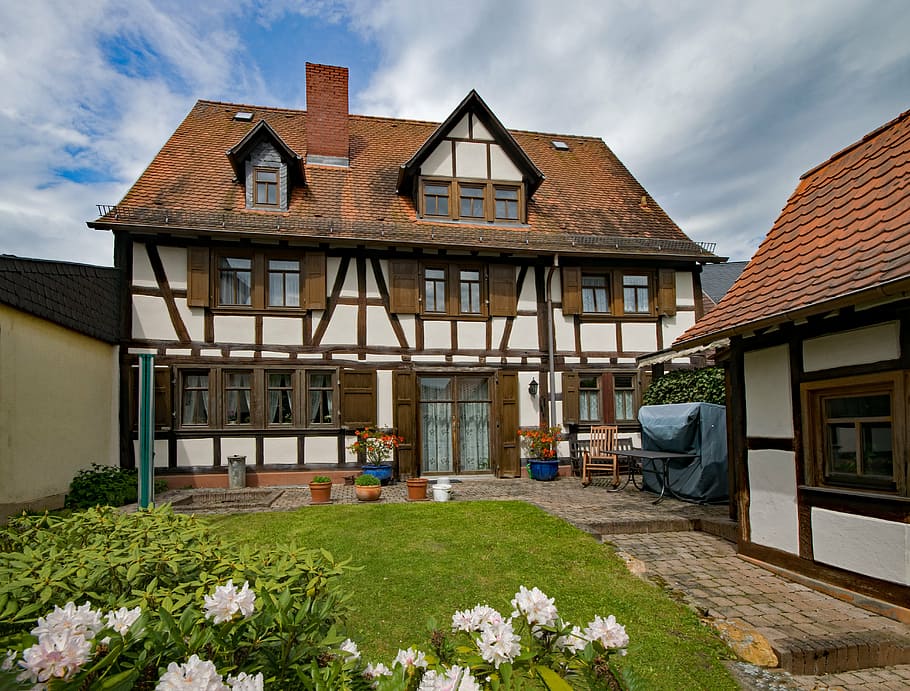 usingen, taunus, hesse, germany, old town, old building, places of interest HD wallpaper