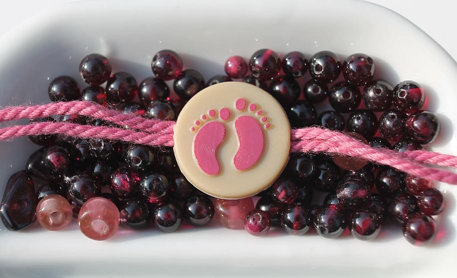 art, craft, beads, necklace, pink, plum, garnet, color therapy HD wallpaper