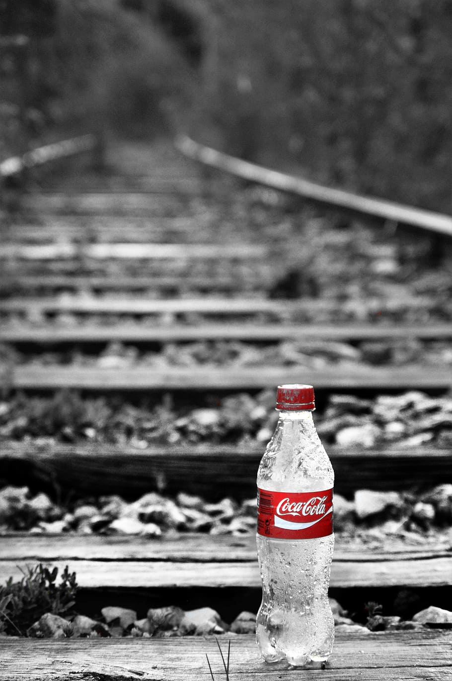 coca cola, train tracks, old, abandoned, abandoned rusty, abandonment HD wallpaper