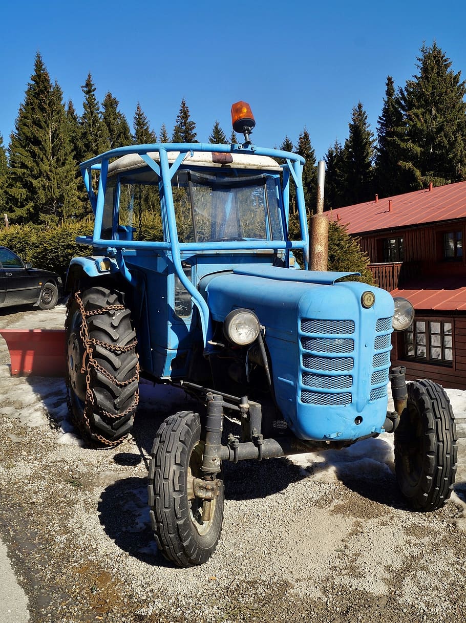 tractor, zetor, oldtimer, work, wheels, transportation, mode of transportation HD wallpaper