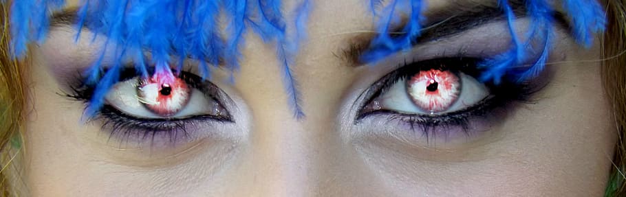 person using contact lense, eye, coloring, gene, iris, light HD wallpaper