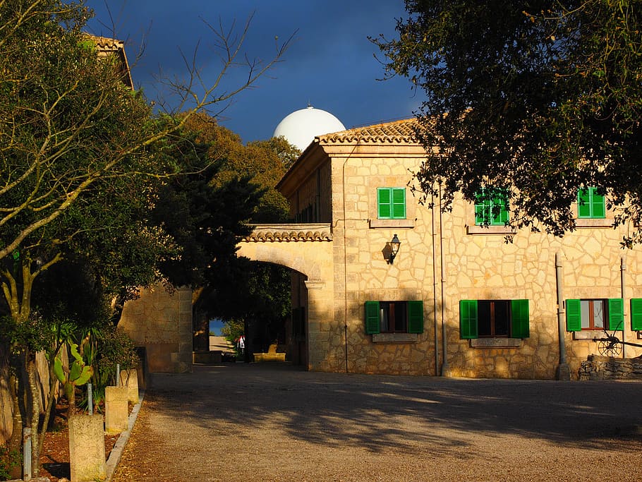 monastery cura, santuari de nostra senyora de cura, puig de randa, HD wallpaper