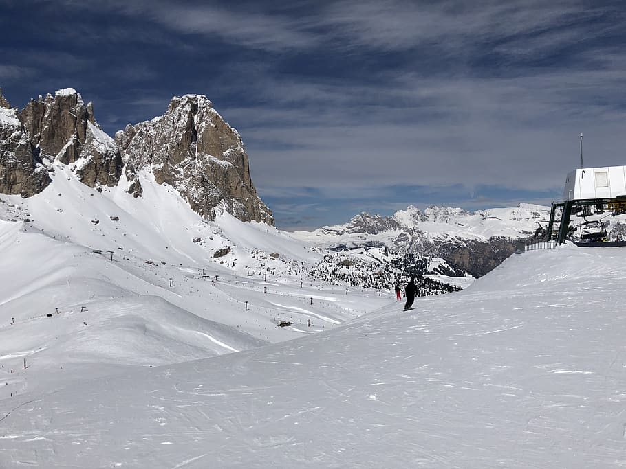 snow, winter, ice, cold, mountain, ski, resort, cold temperature HD wallpaper