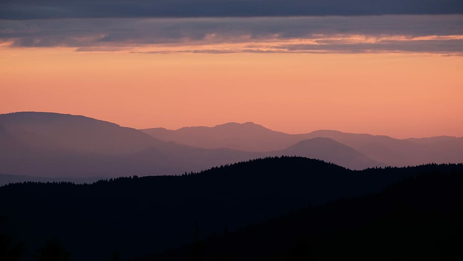 Mountains, Nature, Landscape, sky, mar, sunset, the carpathians HD wallpaper