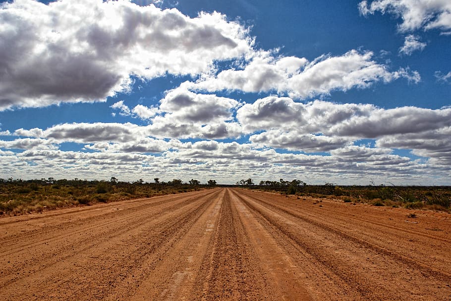 road through horizon, Australia, Outback, Great, Central, Road HD wallpaper