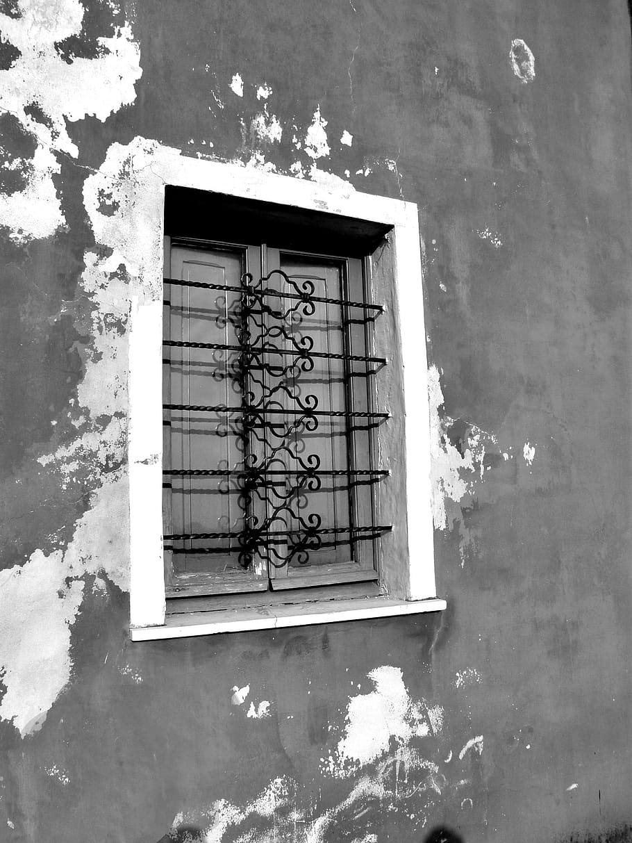 Window, Window Grilles, stained glass window, old, old window HD wallpaper