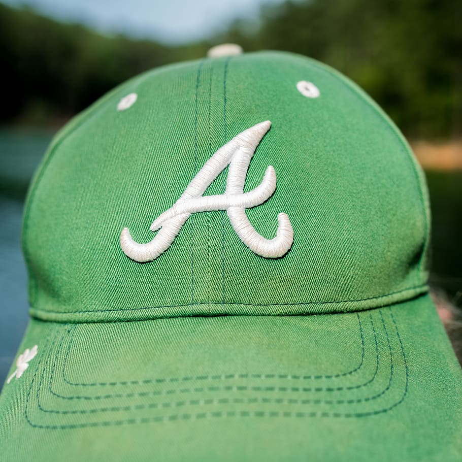 Green, Hat, Lake, green color, celebration, close-up, focus on foreground HD wallpaper