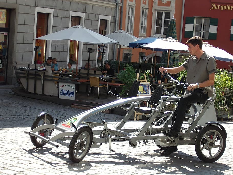 bike, austria, people, street, editorial, architecture, transportation HD wallpaper