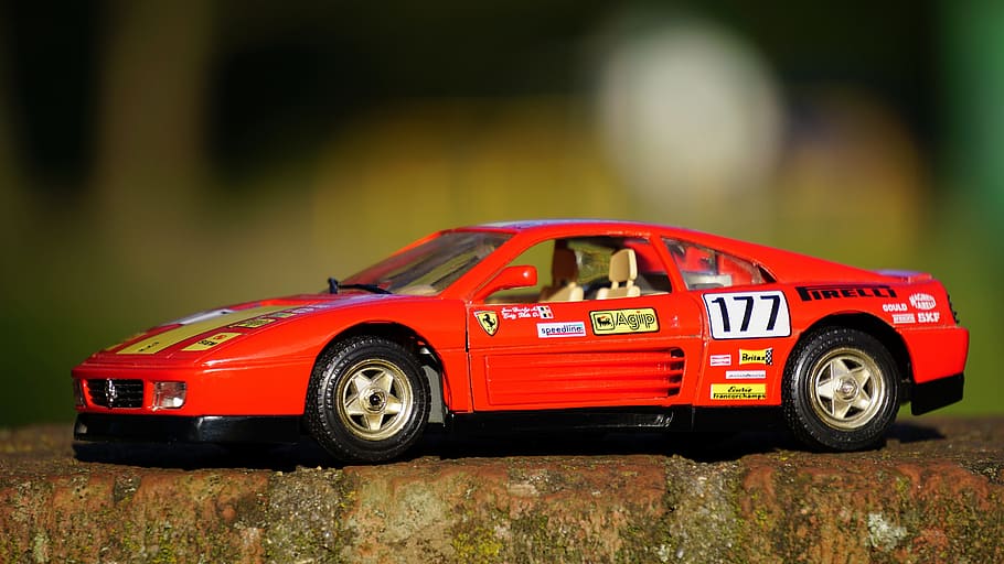 car, model, vehicle, small, automobile, red, transportation HD wallpaper