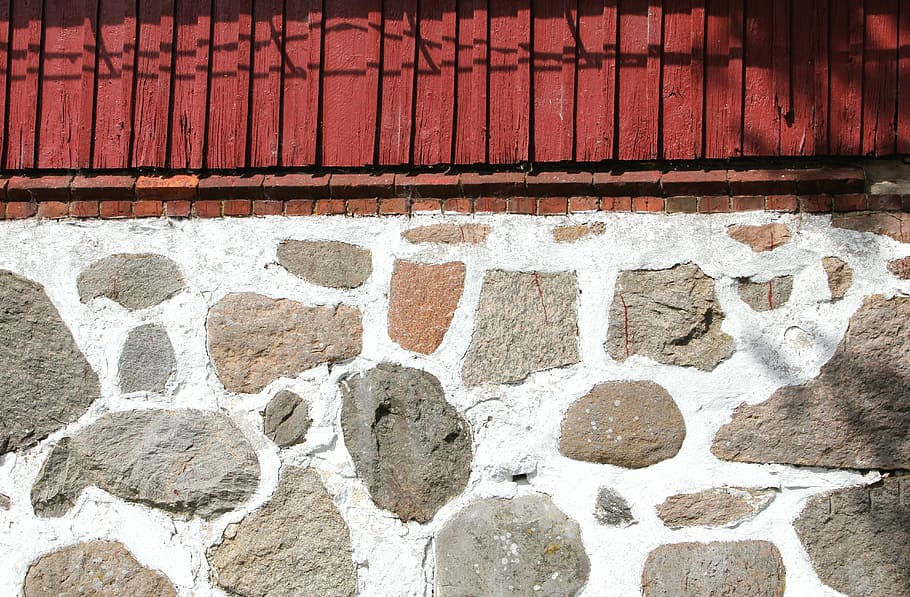 gråsten, joints, wood paneling, wall, barn, wall - building feature HD wallpaper