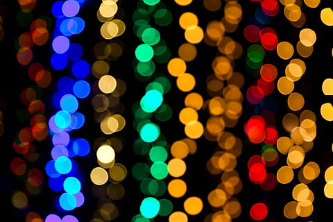 multicolored bokeh photography, abstract, background, blur HD wallpaper