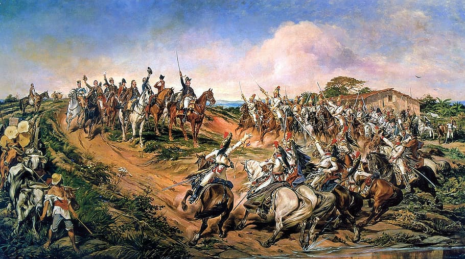 Declaration of Brazilian independence in 1822 in Brazil, army