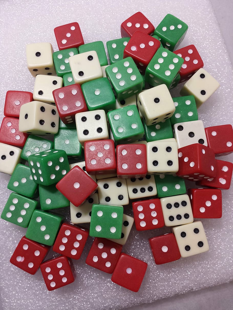 HD wallpaper: die, dice, gambling, gamble, game, chance, luck, red, green - Wallpaper Flare
