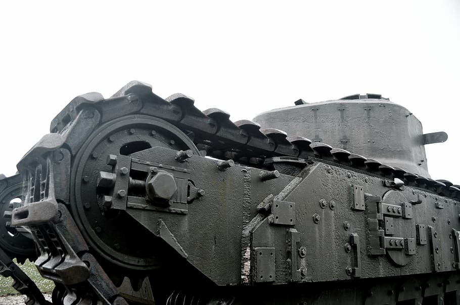 char, tank, old, second world war, battle, former, normandy HD wallpaper