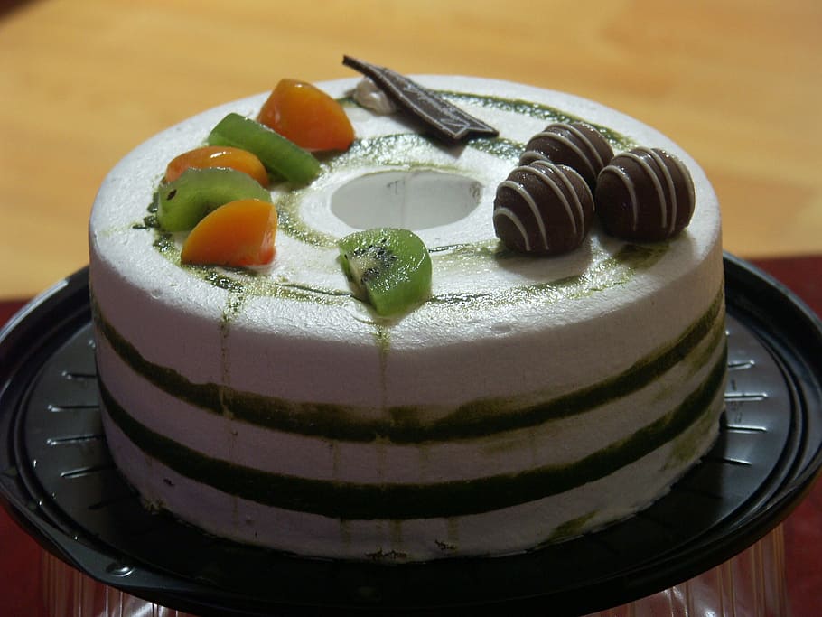 cake, birthday, bread, dessert, food, gourmet, plate, sweet Food HD wallpaper