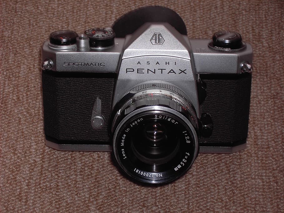 camera, pentax, old, slr, analog, photograph, technology, nastulgie HD wallpaper
