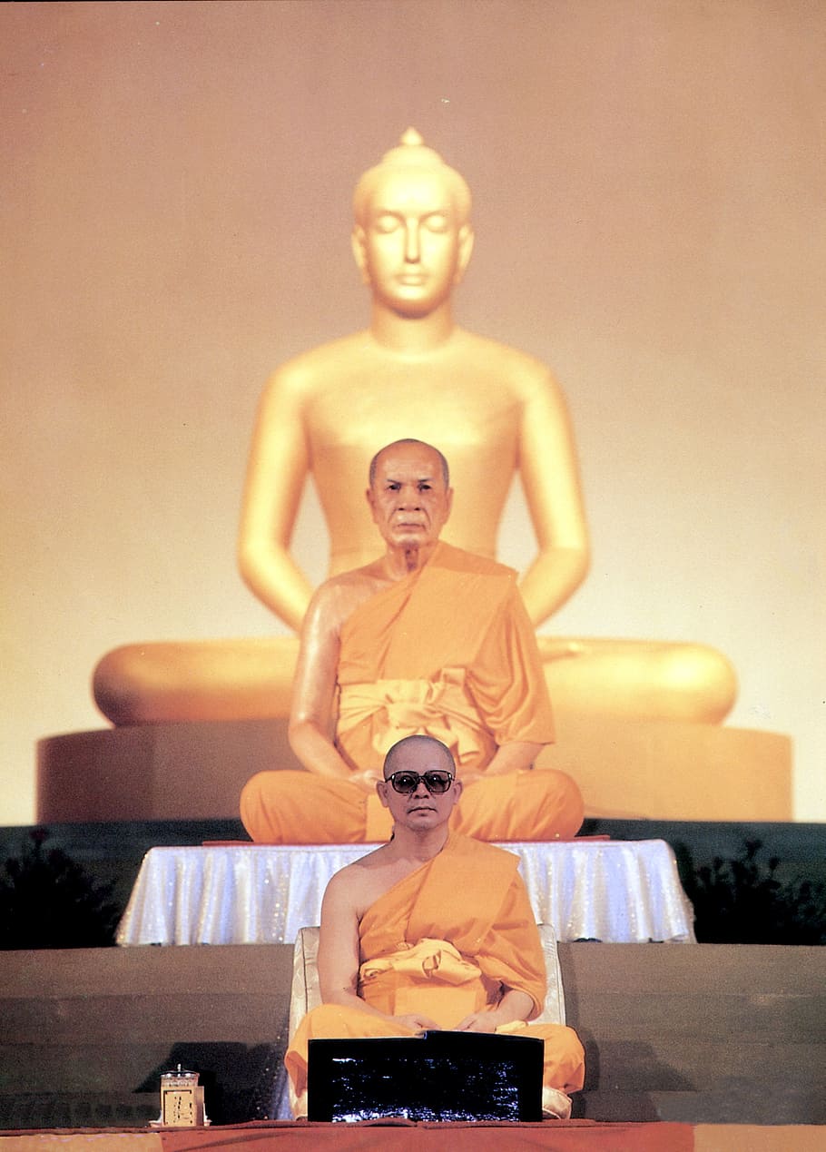 buddhist, budhas, leader, wat, phra dhammakaya, temple, dhammakaya pagoda HD wallpaper