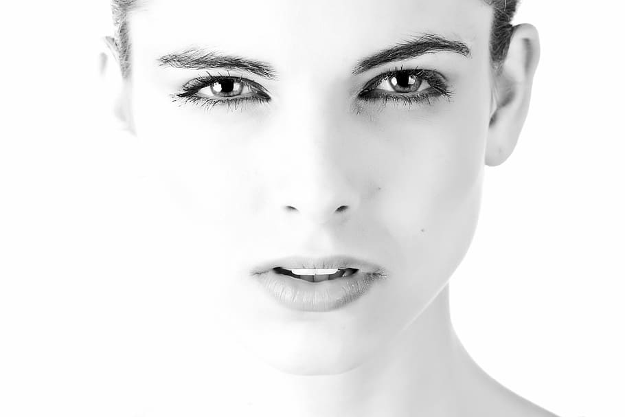 Beautiful Model Face, eyes, mouth, people, portrait, public domain HD wallpaper