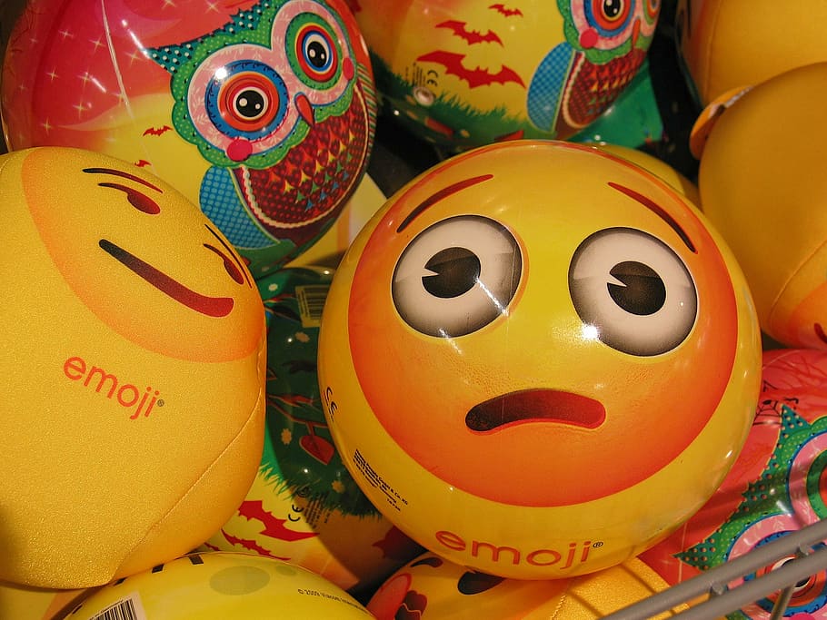 balls, funny, face, cute, sweet, summer, tongue, fax, children's HD wallpaper