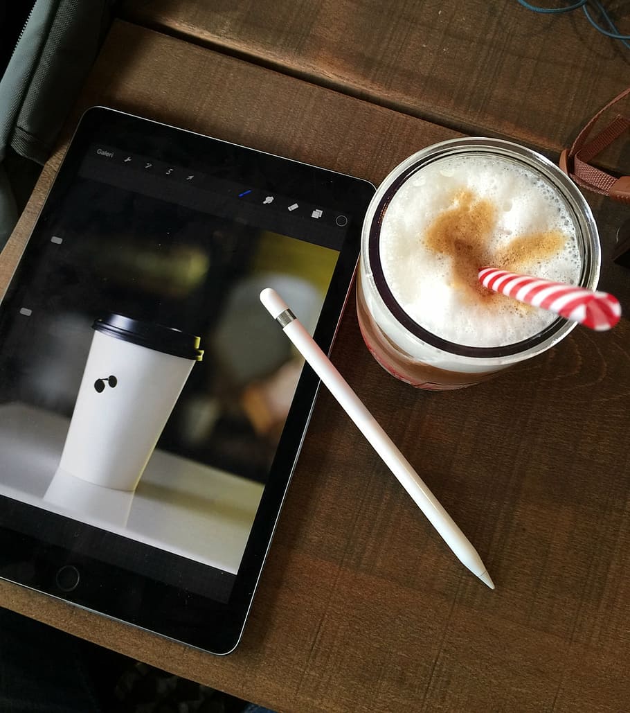apple, beverage, drink, latte, food and drink, no people, indoors HD wallpaper