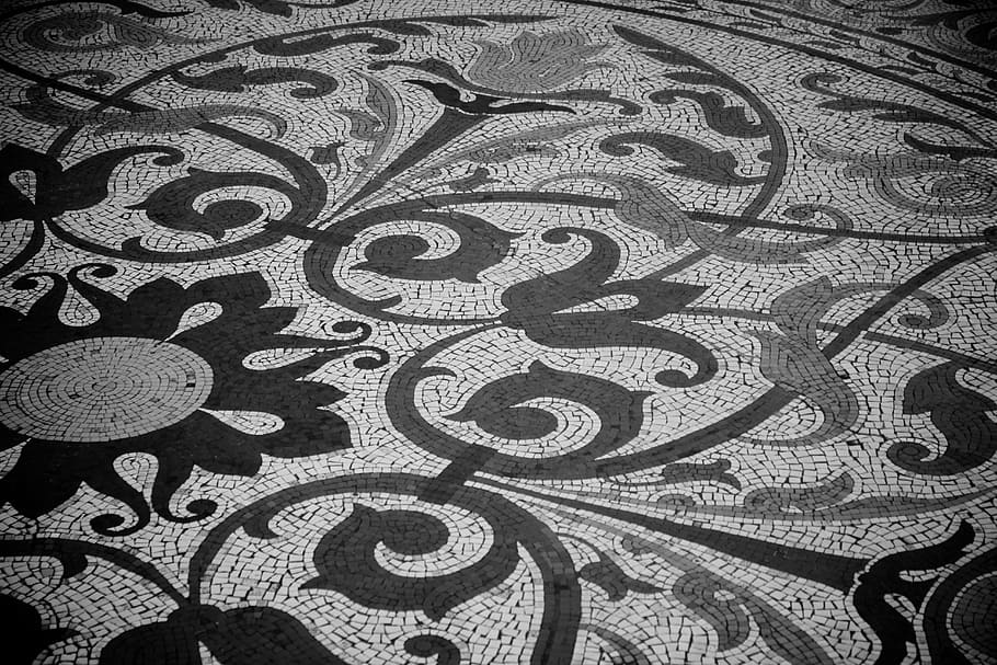 pattern, floor, tile, mosaic, tile floor, texture, design, surface HD wallpaper