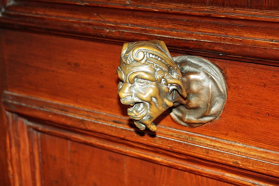 door, button, metal, iron, handle, wood - material, art and craft HD wallpaper