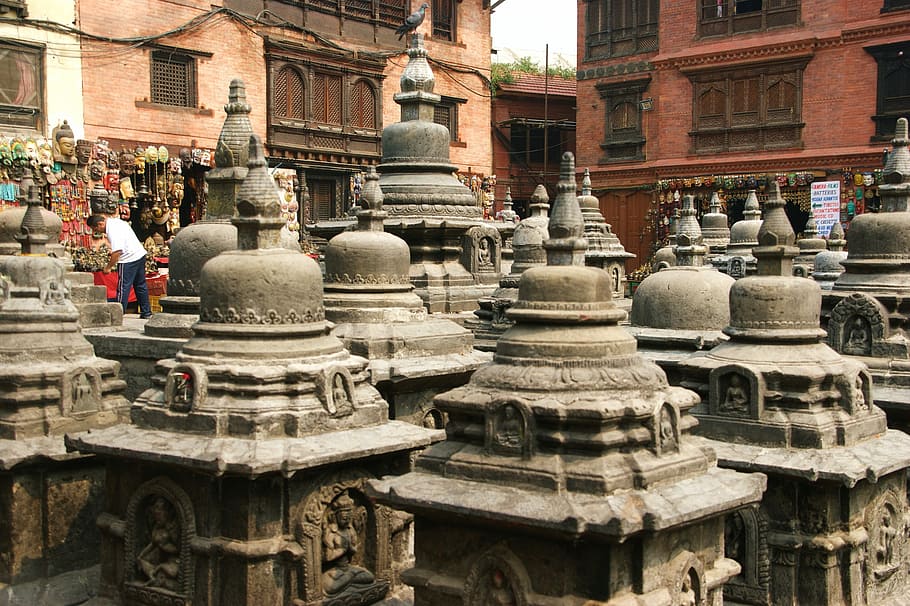 Kathmandu, Monastery, Temple, Stupas, buddhism, architecture HD wallpaper