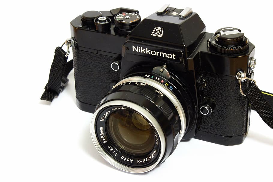 nikon, analog, camera, nikkormat, old camera, photograph, vintage HD wallpaper