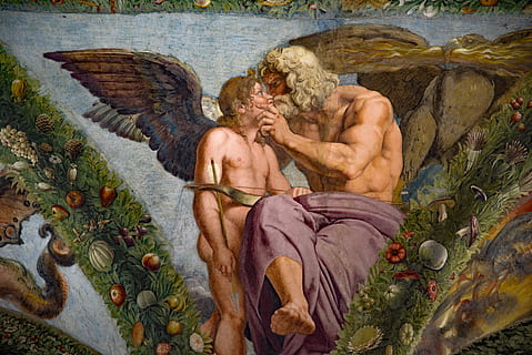 villa farnesina, raphael, raphaël, rafaello, ceiling, painted HD wallpaper
