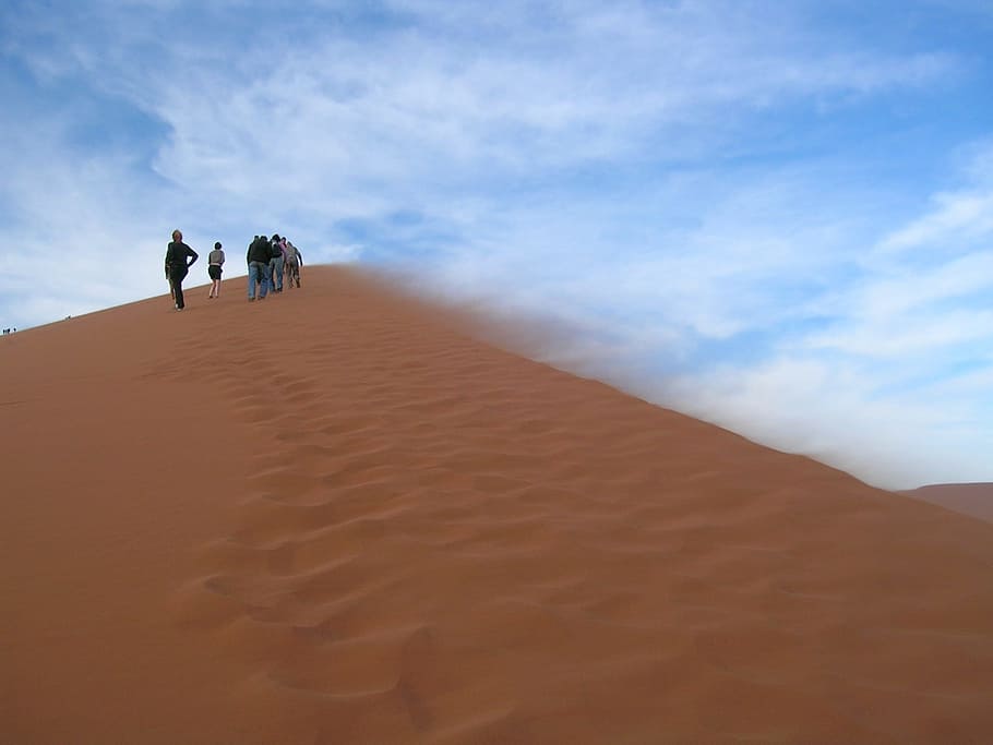 Sand, Dune, Sand Dune, Namibia, Desert, africa, landscape, nature HD wallpaper