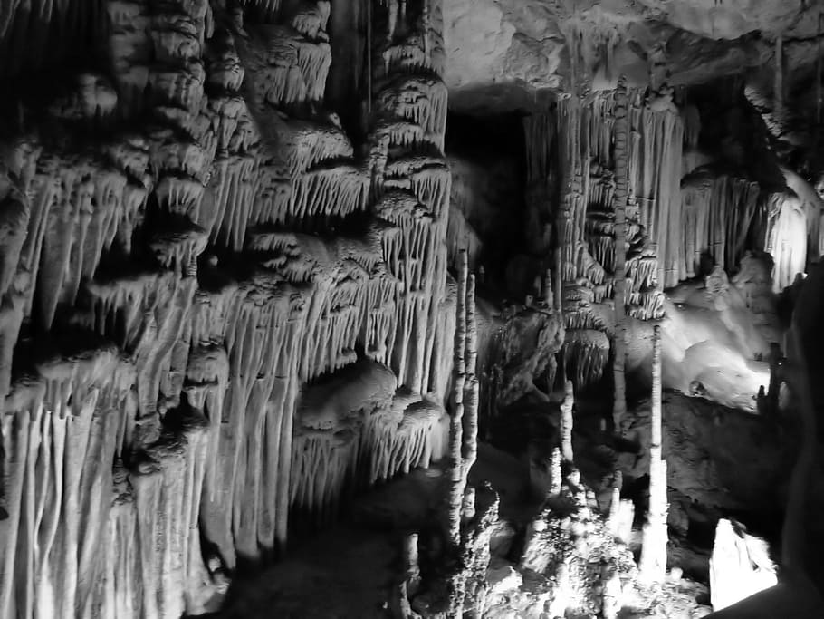 stalactite, stalactite cave, drip, mysterious, wintry, stalactites HD wallpaper
