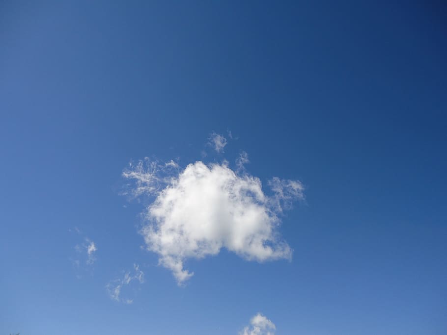 sky, blue, cloud, white, cloud - sky, low angle view, beauty in nature HD wallpaper