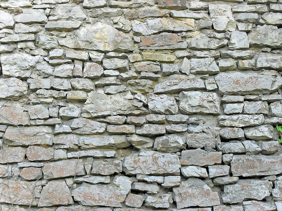 wall, stone, masonry, castle wall, natural stone, backgrounds HD wallpaper