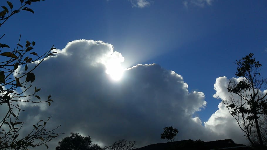 clouds, sky, weather, air, environment, space, cloudscape, cumulus HD wallpaper