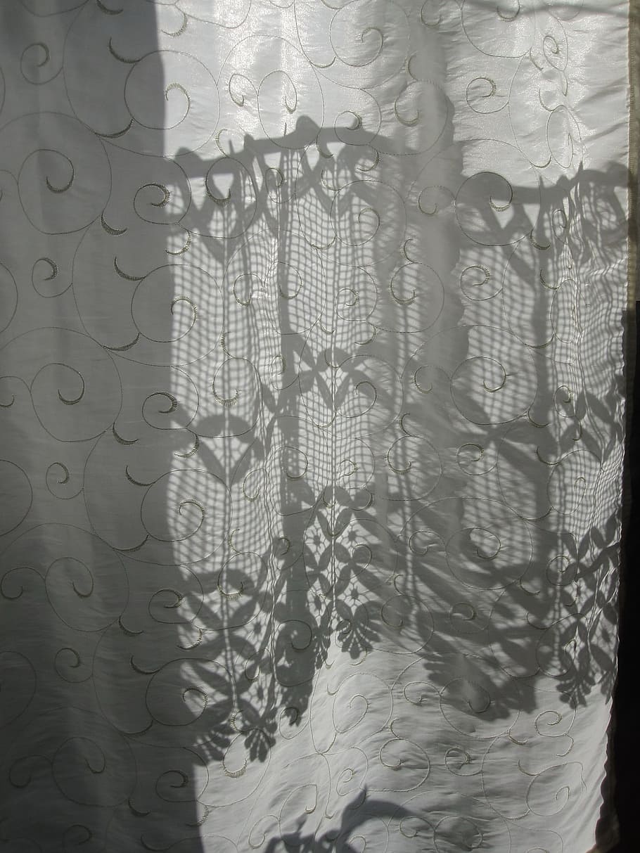 Curtain, Sweating, Shadow, Pattern, light, shadow play, hispanic HD wallpaper