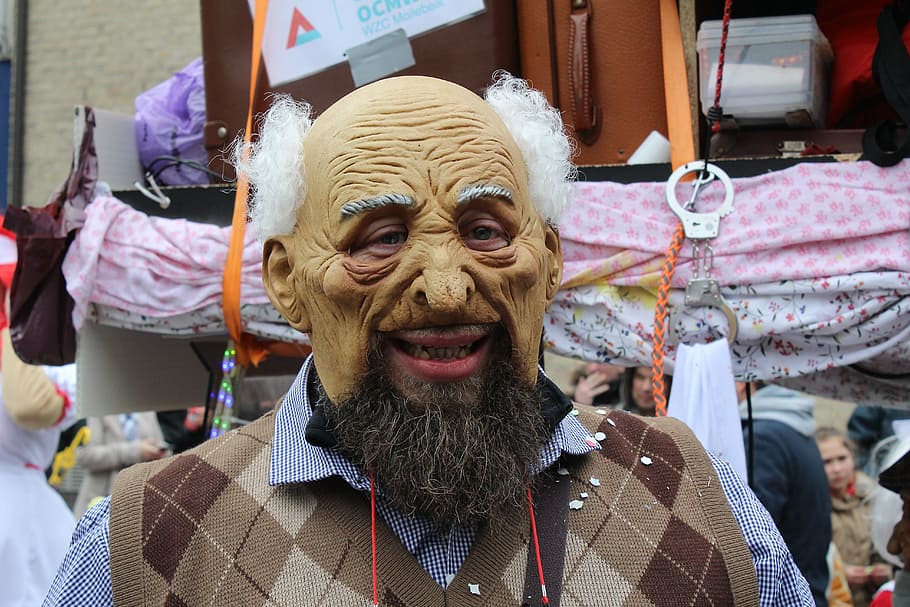 aalst, mask, costume, group, parade, carnival, portrait, real people HD wallpaper